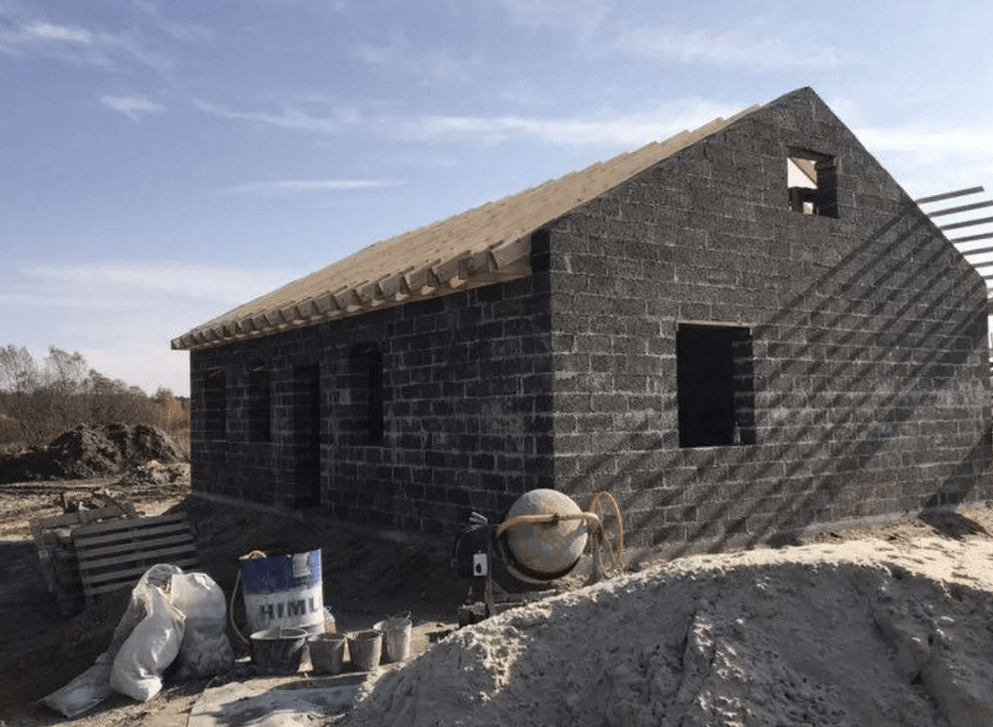 Арболитовый блок Стеновой 500×370×200 мм D 600
