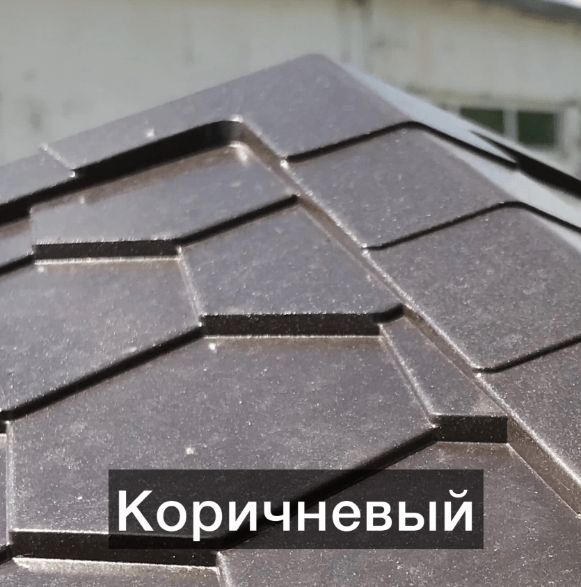Колпак Everest с посадкой 1,5 х 1,5 кирпича цвет Шоколад