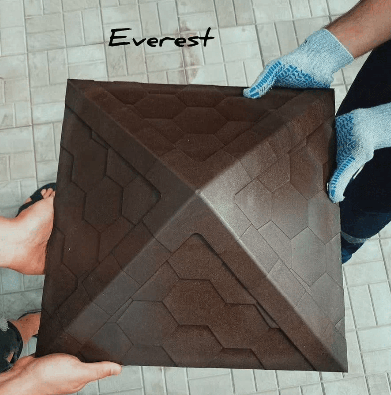 Колпак Everest с посадкой 1,5 х 1,5 кирпича цвет Шоколад