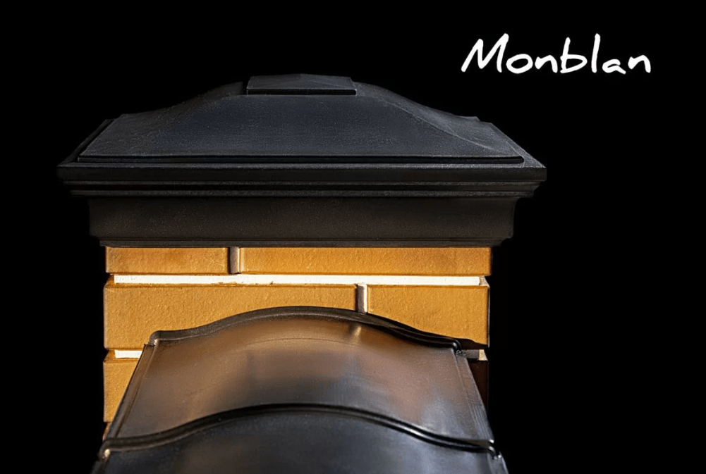 Колпак MONBLAN с посадкой 2 х 1,5 кирпича Шоколадный
